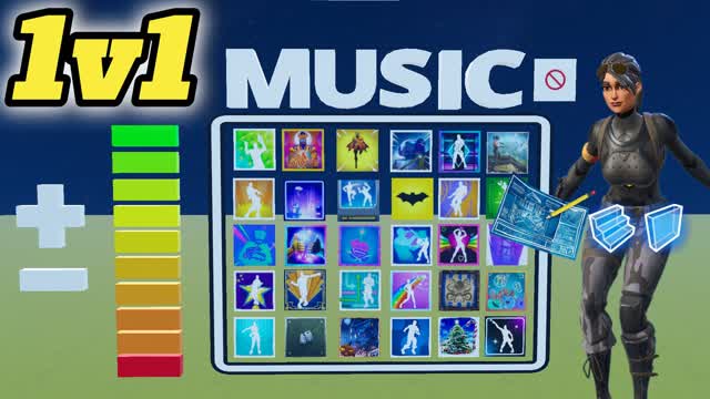 1v1 BUILD FIGHT WITH MUSIC - CHAPTER 1💎