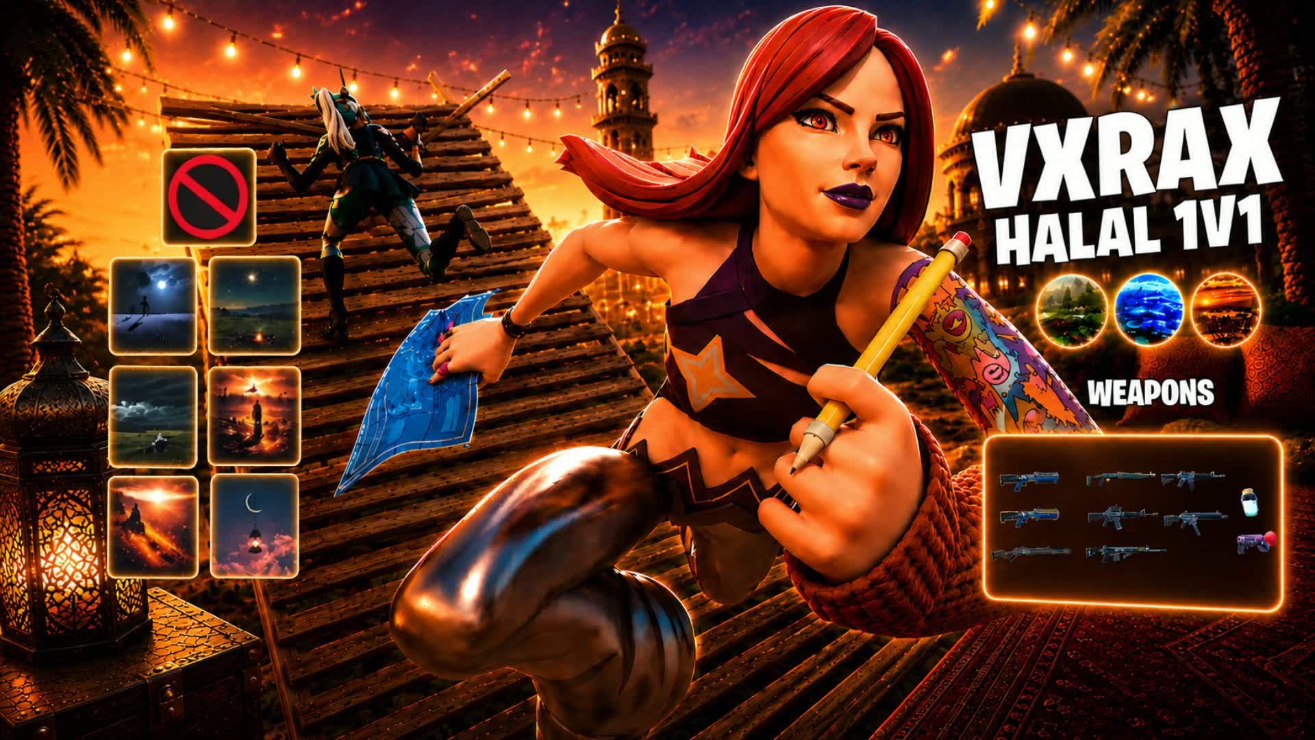 1V1 BUILD FIGHT HALAL 🌙 [VXRAX]
