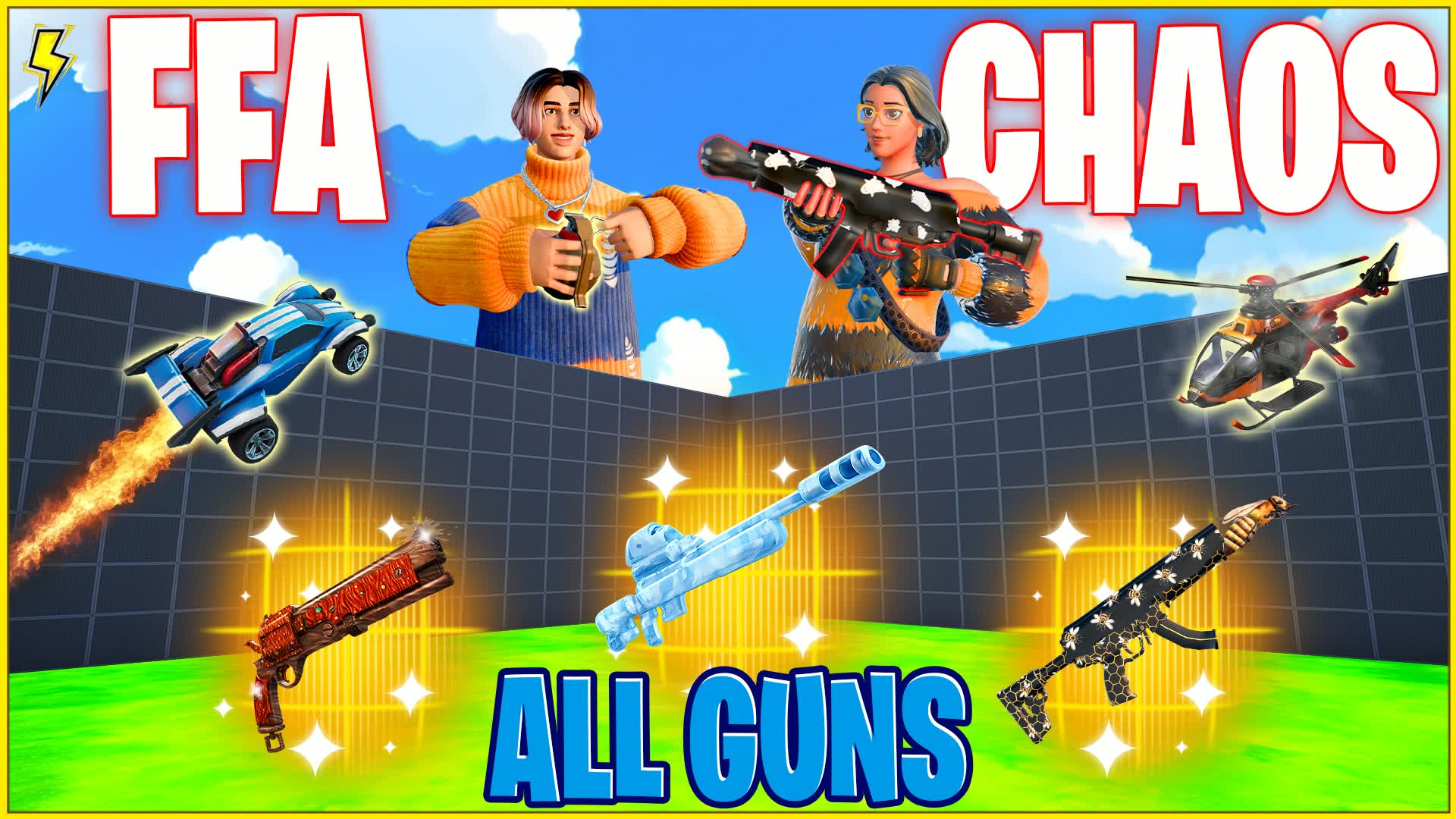 EPIC 1v1 EVERY GUNS