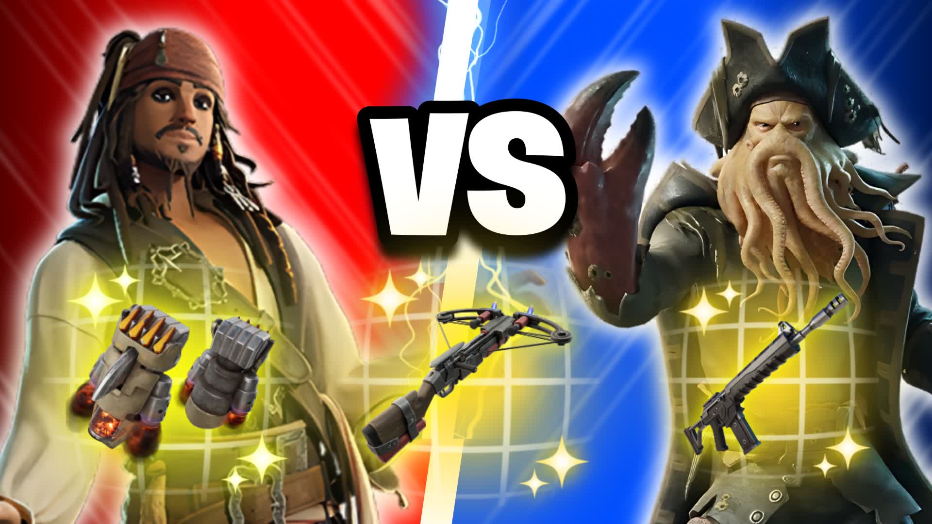 MEGA PIRATE RED VS BLUE 🔴🔵