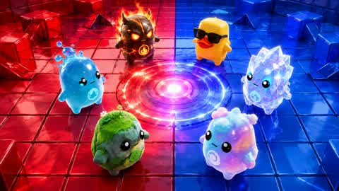 BLUE VS RED TARGET RUSH 🔵🔴