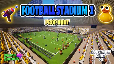 FOOTBALL STADIUM 2 PROP HUNT CACHE CACHE
