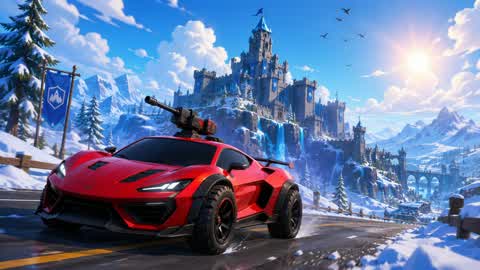 Castle Drive 🚗 FFA ⭐️ Zombies 🧟 TMNT