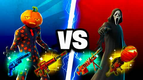 🎃HALLOWEEN EXTREME RED VS BLUE🔴🔵🎃