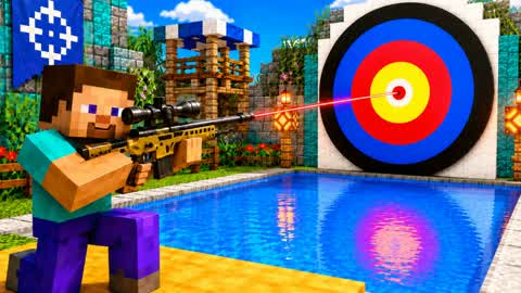 ⛏️🟩 STEVE ECHTER TRICKSHOT-PARKOUR 🎯🧱💎