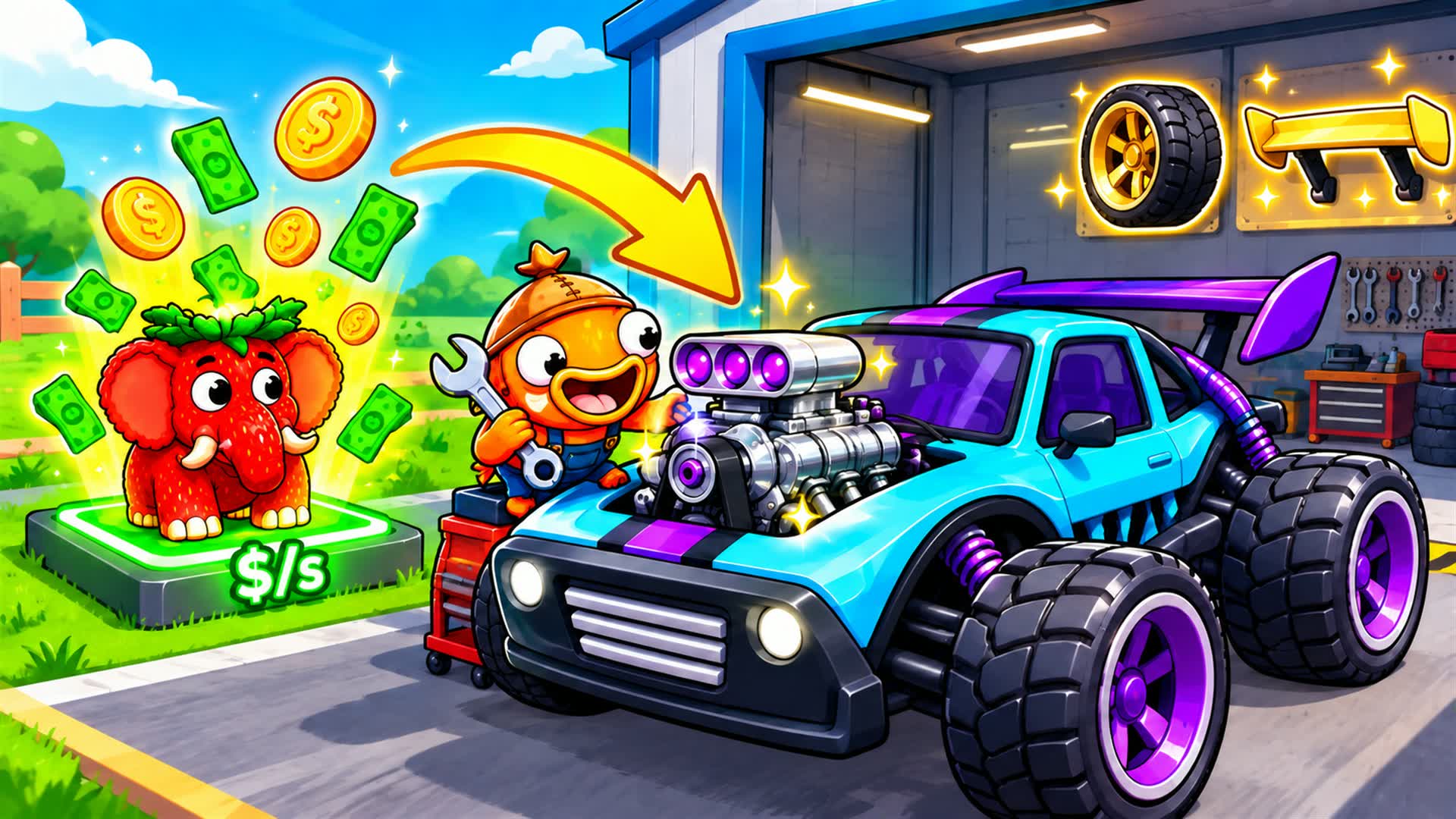 TUNING CARS FOR BRAINROTS