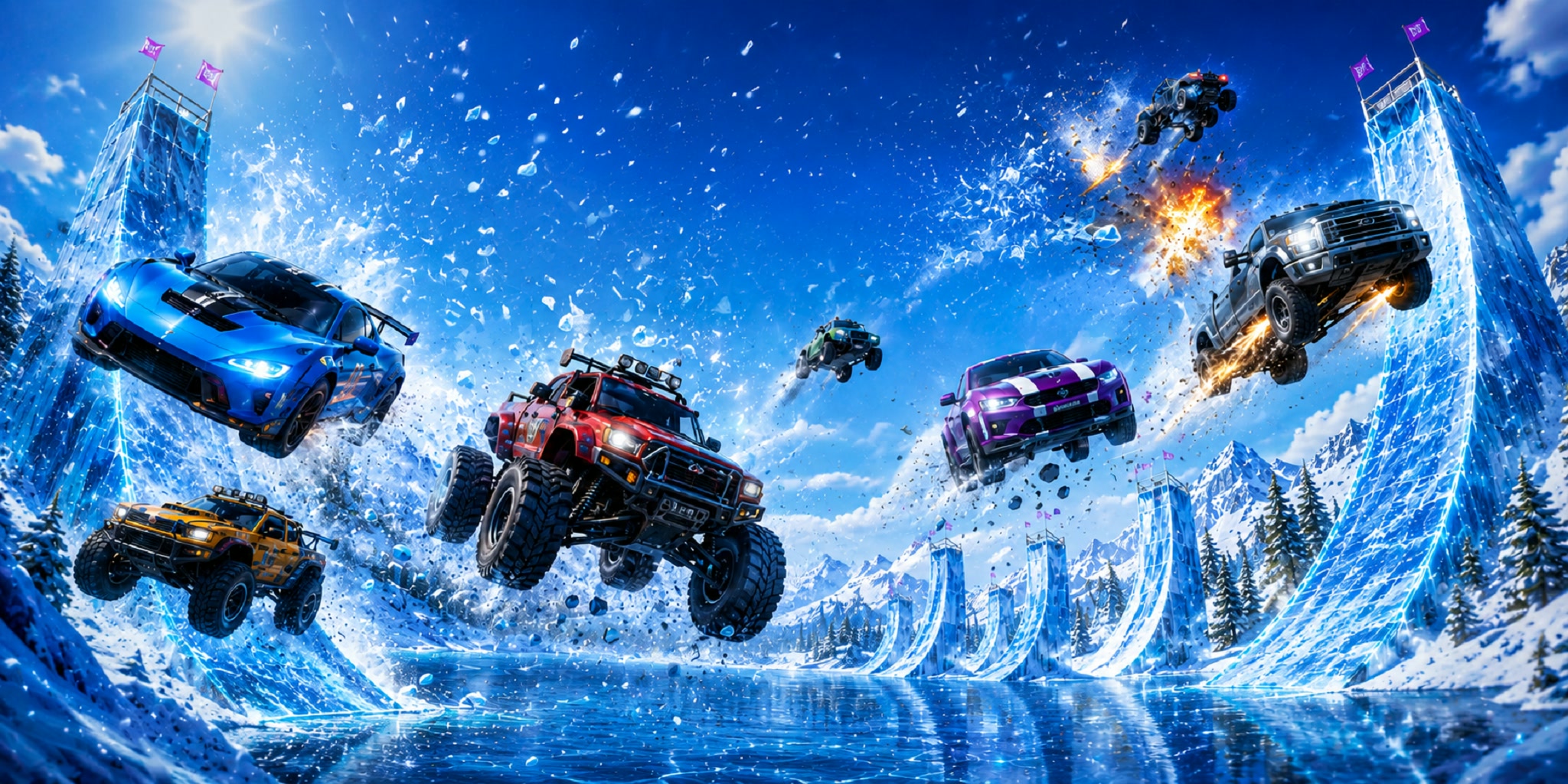 10 MEGA Ice Ramps ❄️