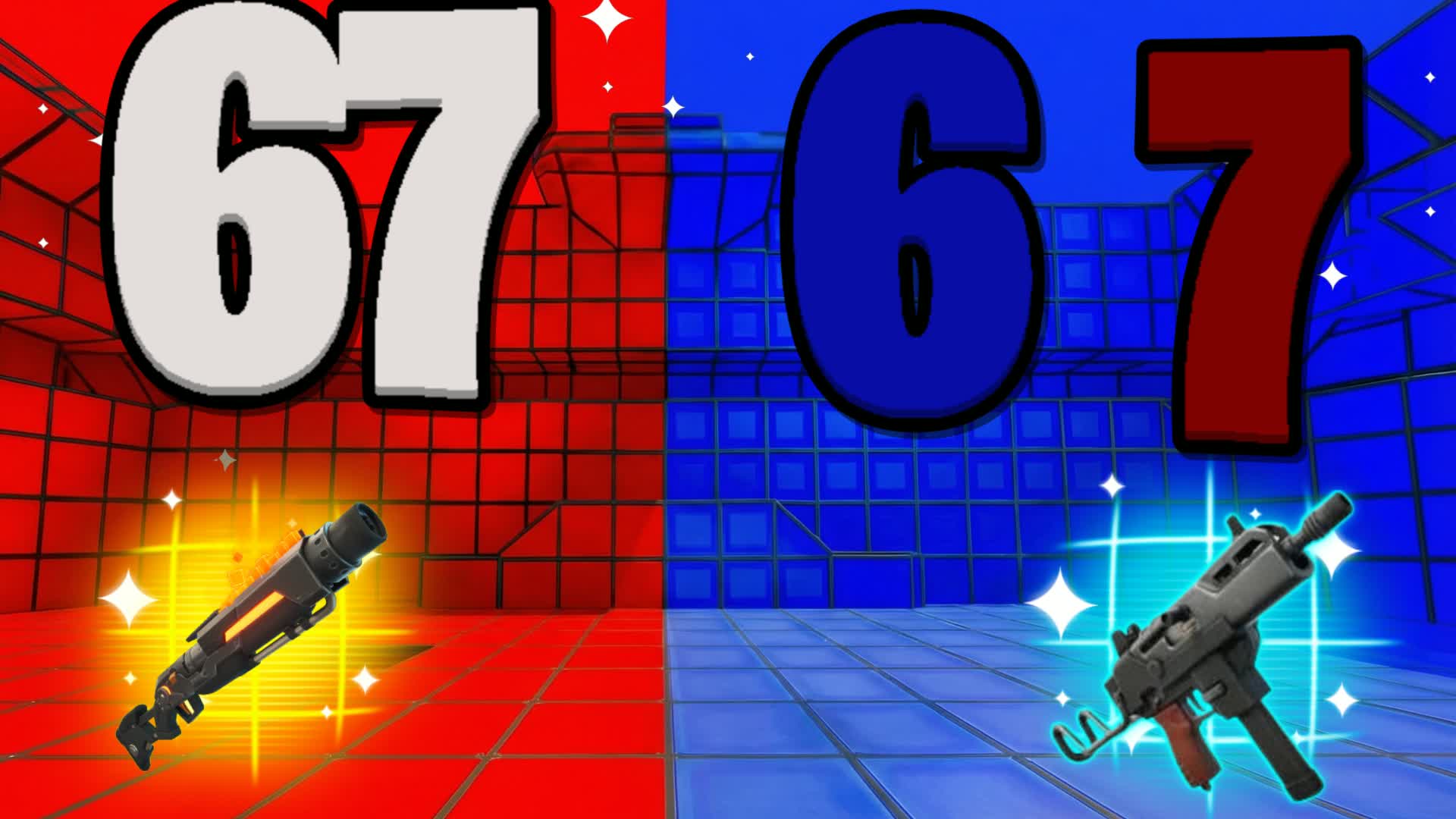 brainrot RED VS BLUE🔴🔵(ALL GUNS)