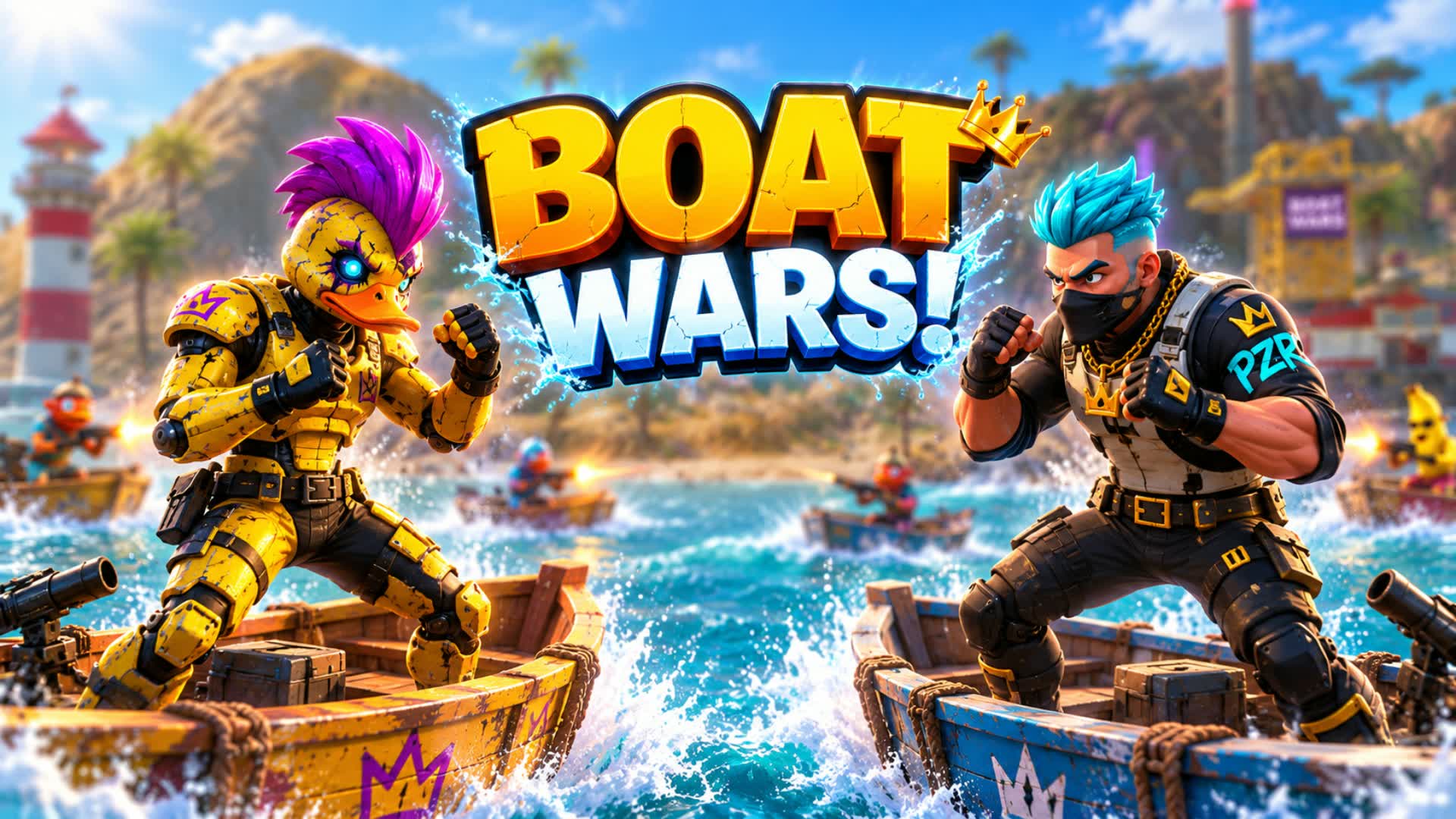BOAT WARS! 🚤 RELOAD FFA • 40 PLAYERS