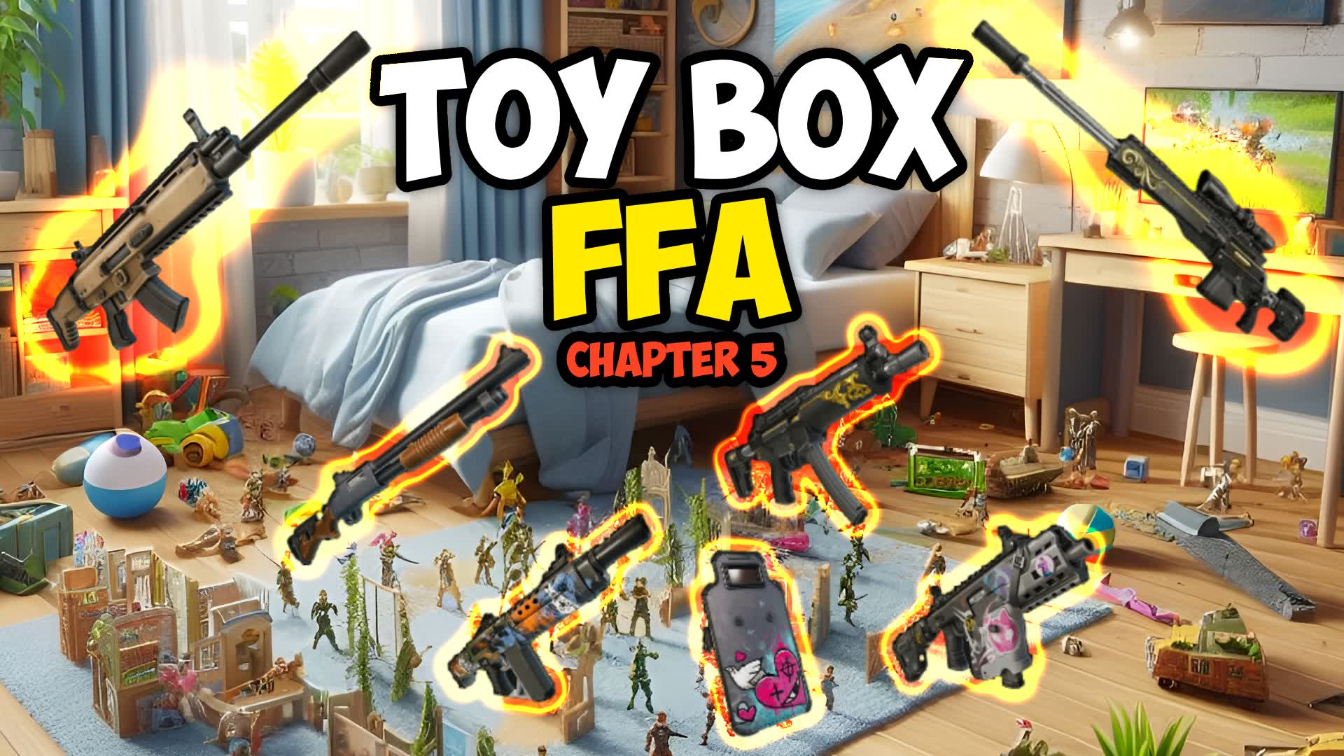 TOY BOX FREE FOR ALL 371774238064 by seaniegz Fortnite Creative