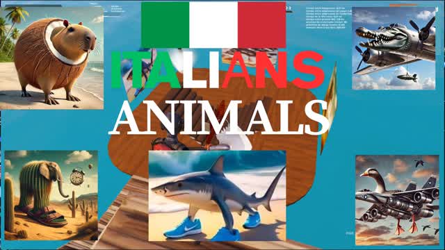 1v1 Italians Animals Build Fight