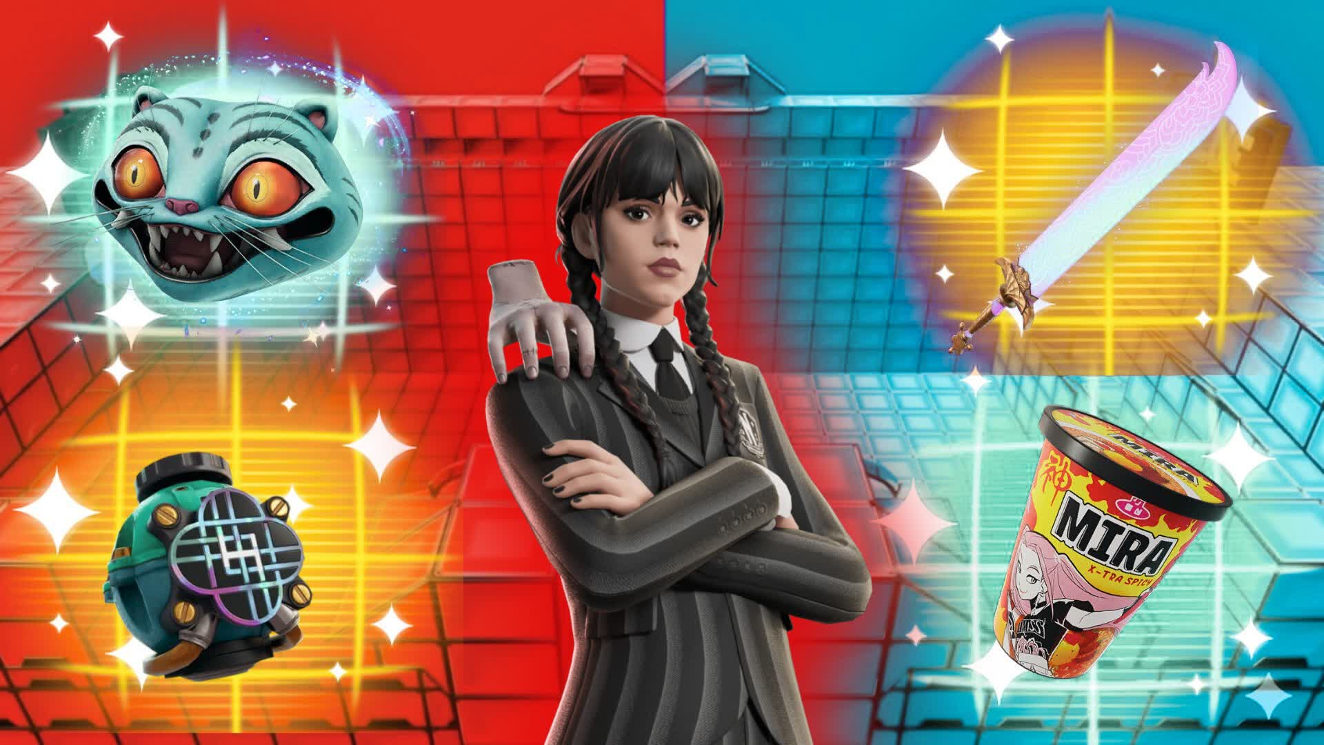 KPOP RED VS BLUE FUNNY ALL GUN