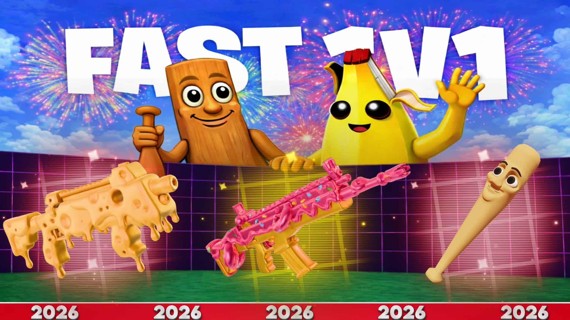 ULTRA FAST 1V1 FFA - EVERY GUNS