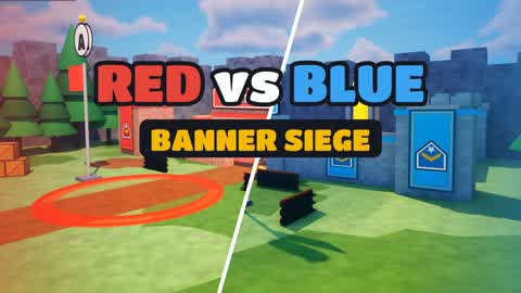 RED VS BLUE - Banner Siege