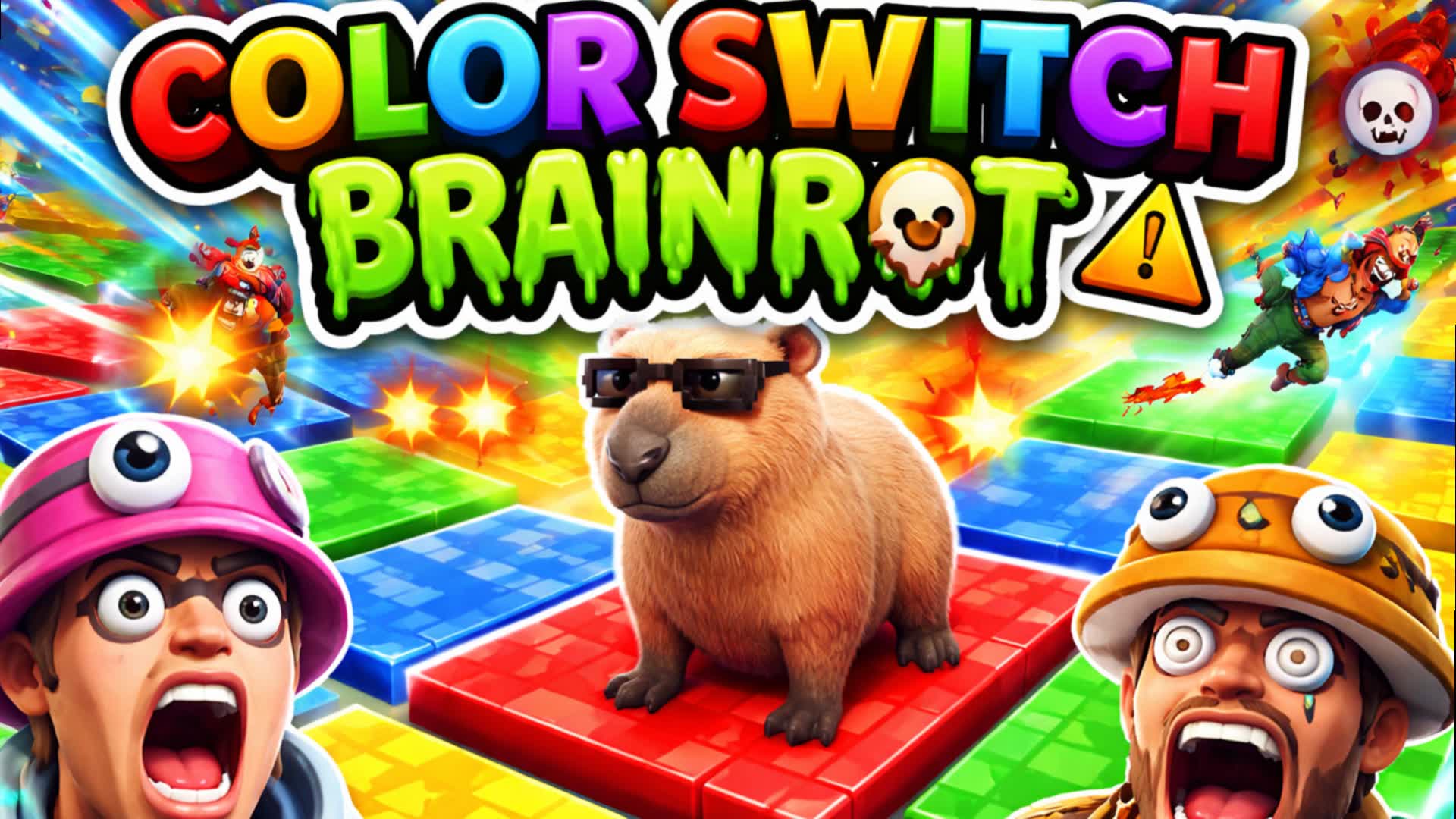 COLOR SWITCH BRAINROT ☠️🟣🟢🔴