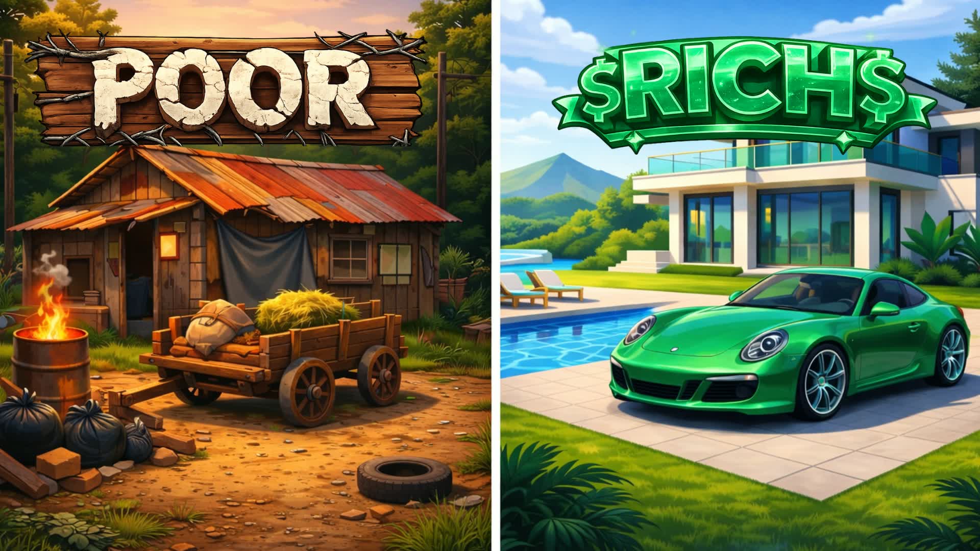 POOR VS RICH TYCOON