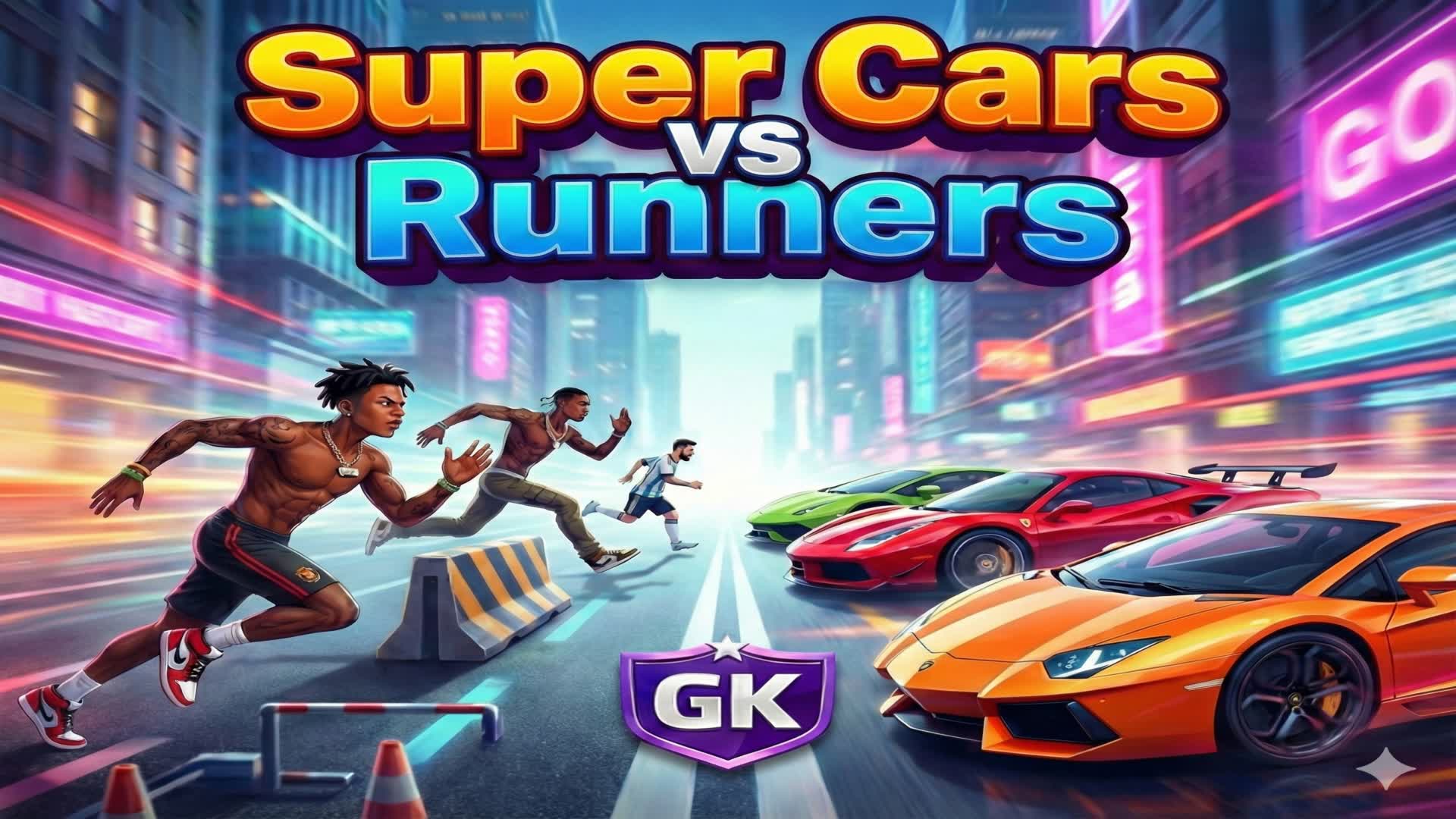Super Cars vs Runners