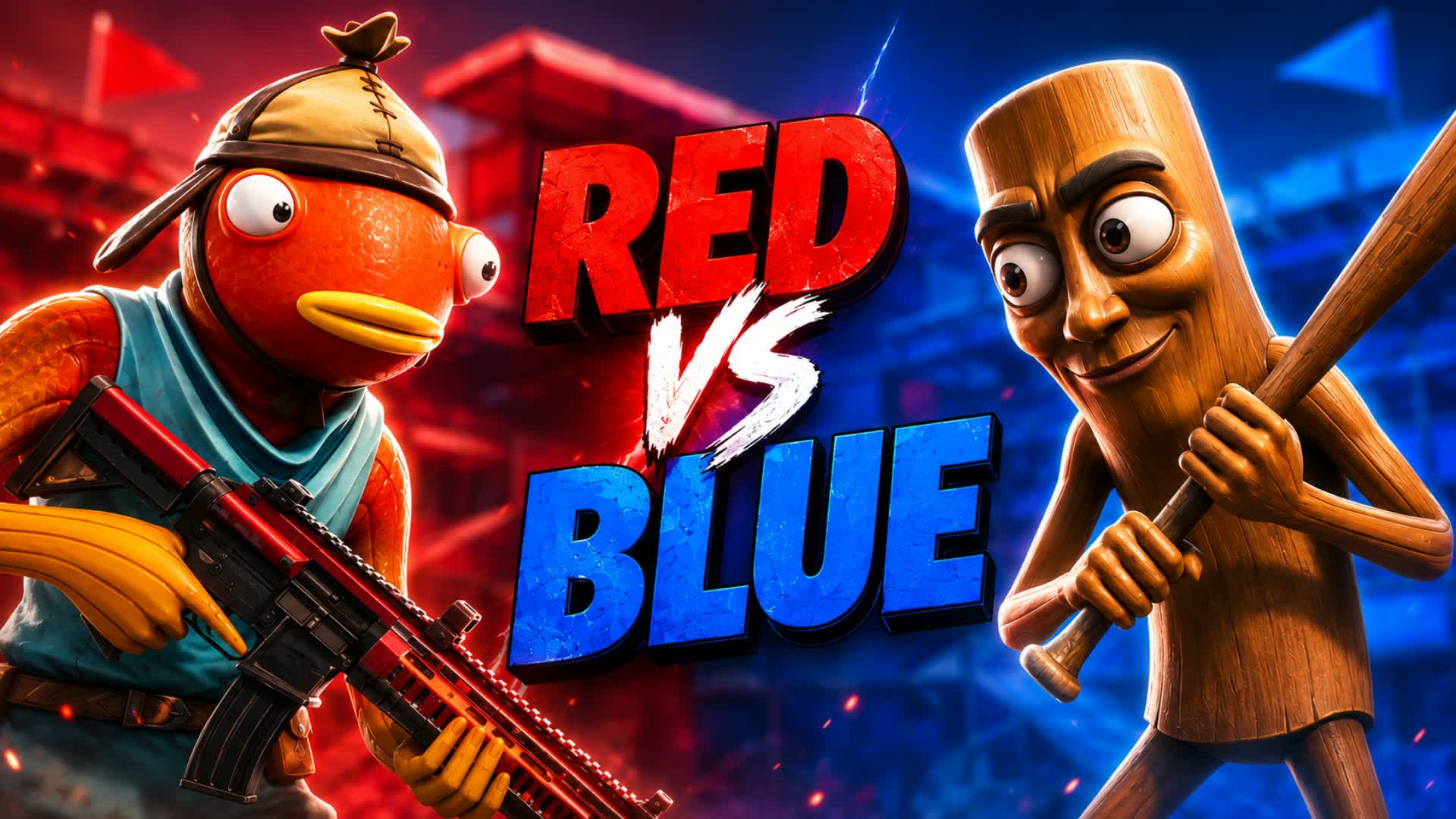 FISH VS SAHUR: RED VS BLUE 🔴🔵