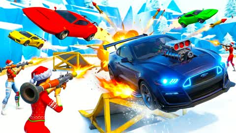 ❄️ Winter Cars 🚗 VS Rockets 🚀