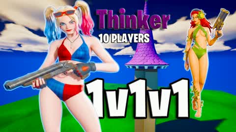 1v1v1 Thinker 12 Player Free For All