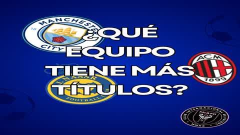 ADIVINA EL CLUB CON MÁS TÍTULOS
