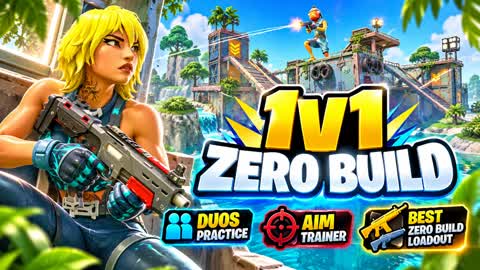 1V1 ZERO BUILD đŻ DUOS PRACTICE