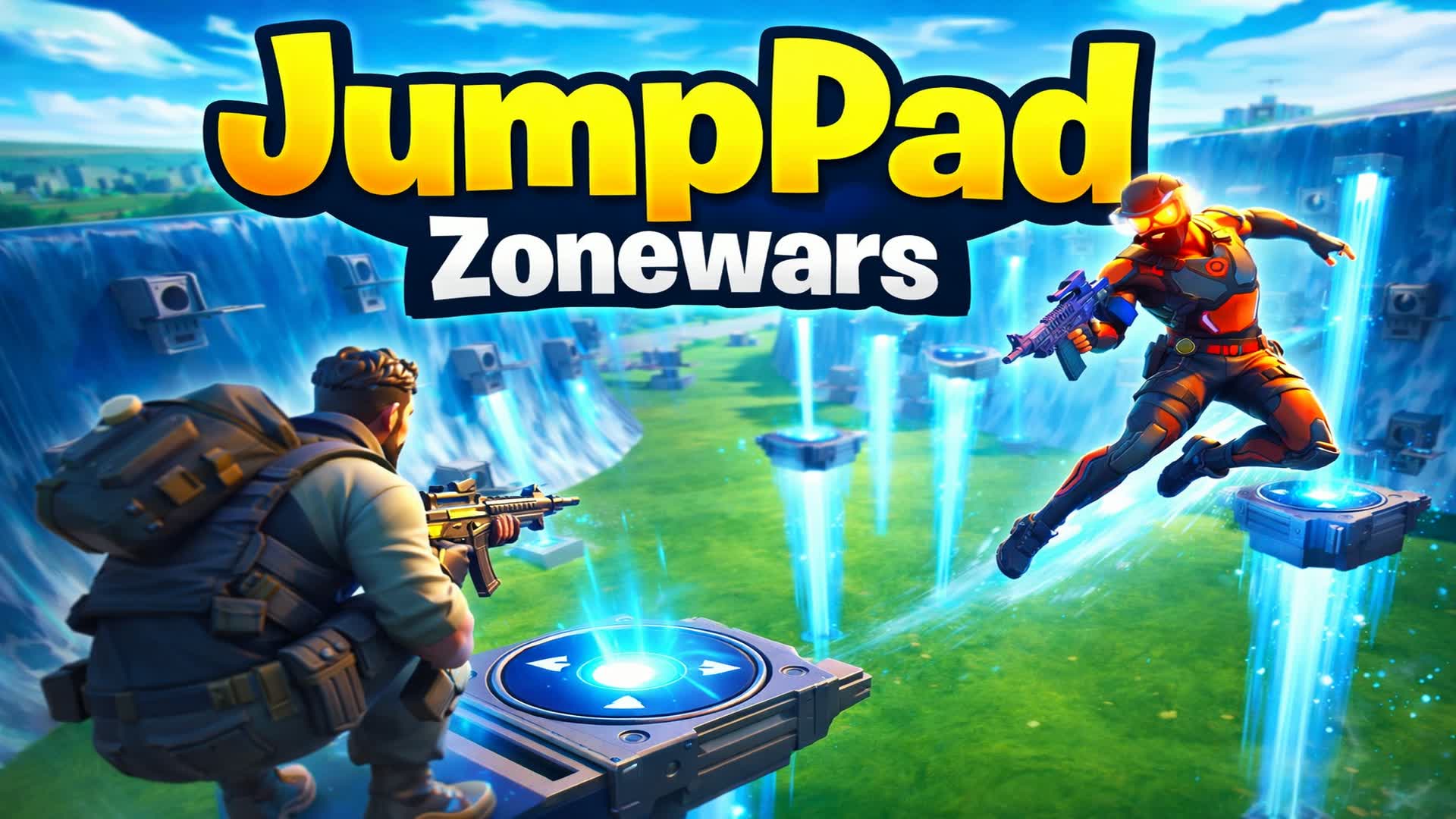 ジャンプパッドのゾーンウォーズ🌀