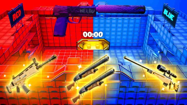 SUPER ALL GUNS RED VS BLUE 🔴 🔵