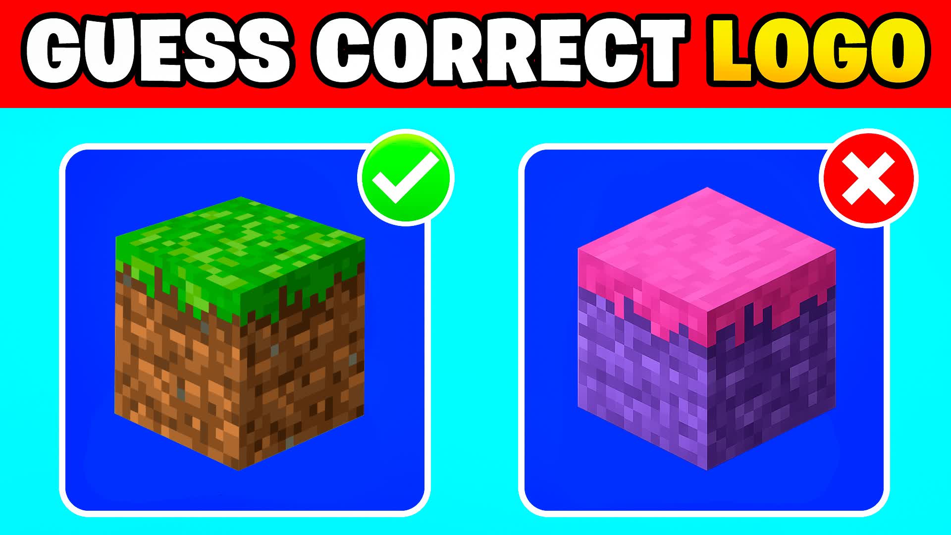 GUESS THE GOOD LOGO 🔎 PARKOUR MINIGAME