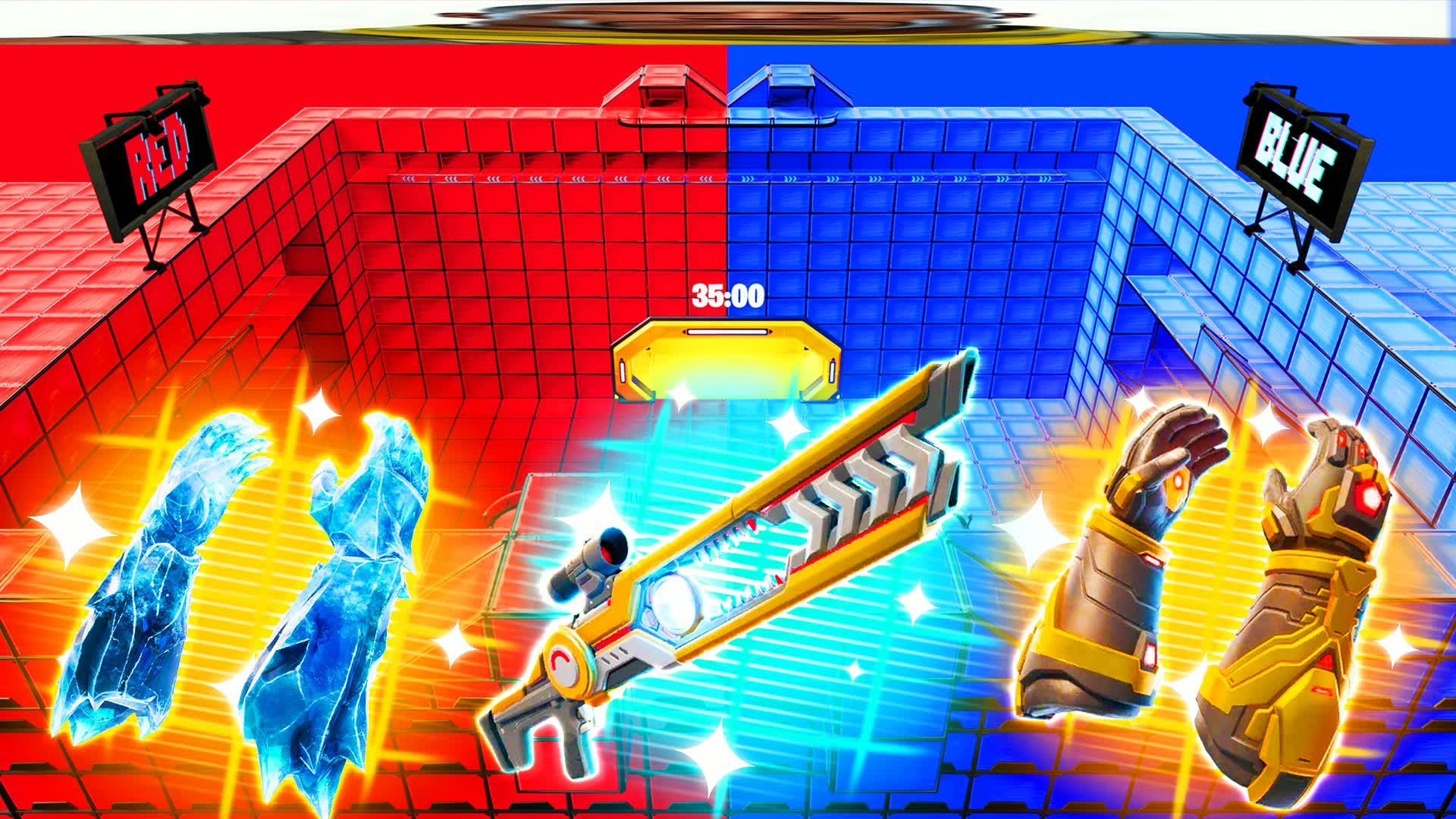 CRAZY RED VS BLUE 🔴🔵