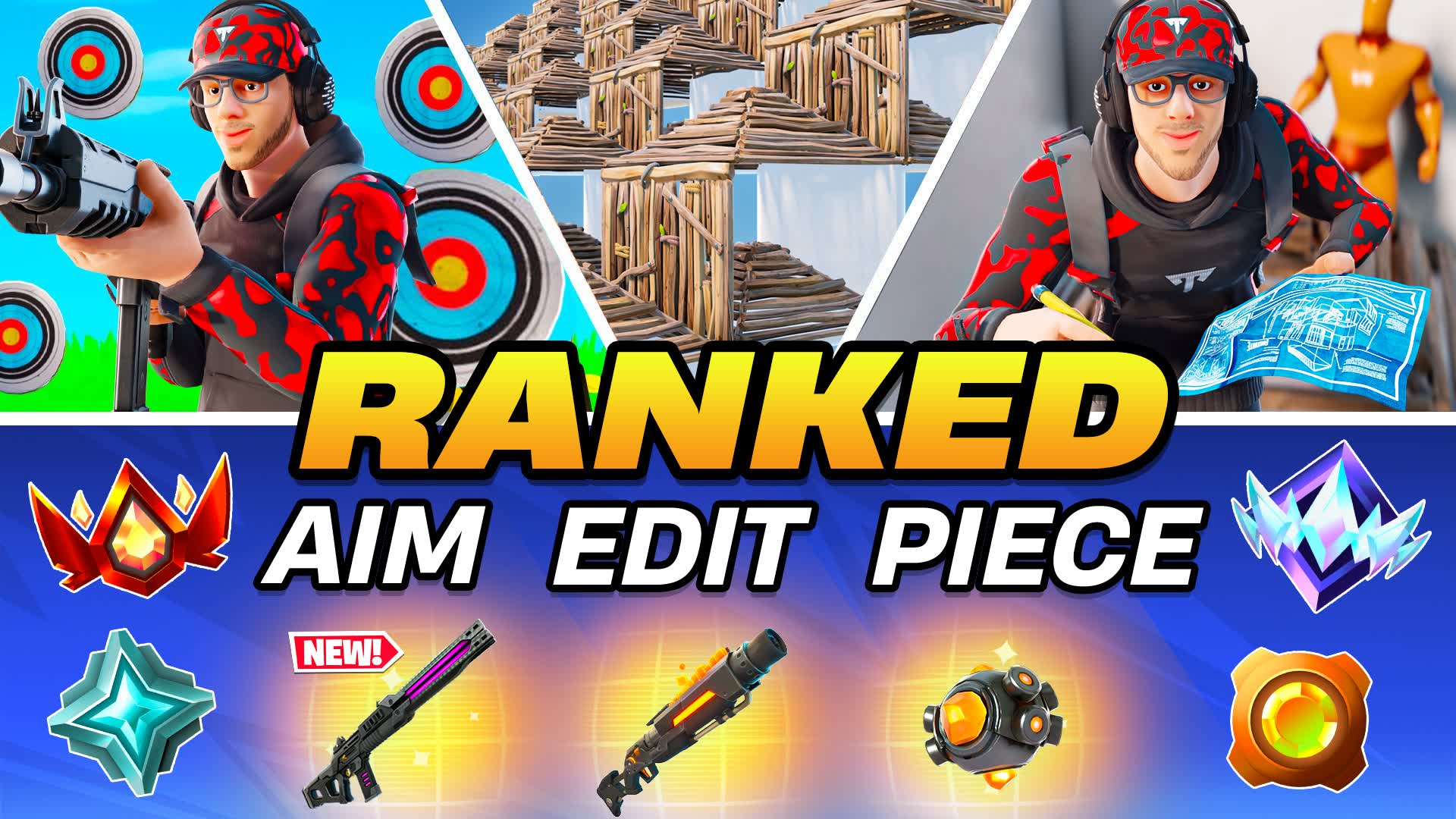 Ranked Aim Edit Piece & 1v1🎯[Practice]