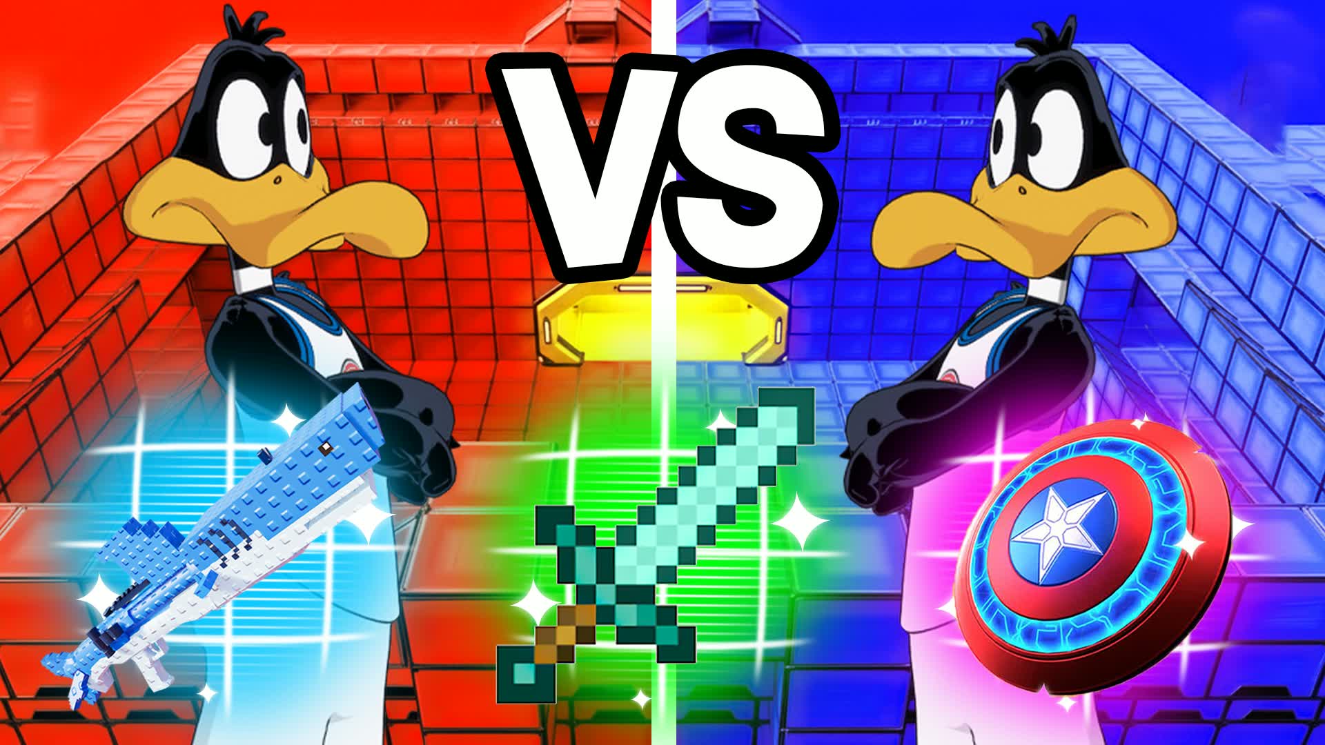 MEGA RED VS BLUE 🔴🔵 FASHION