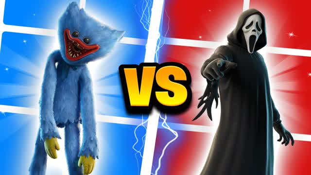 CRAZY SCARY RED VS BLUE 🔴🔵 BY RIKI1