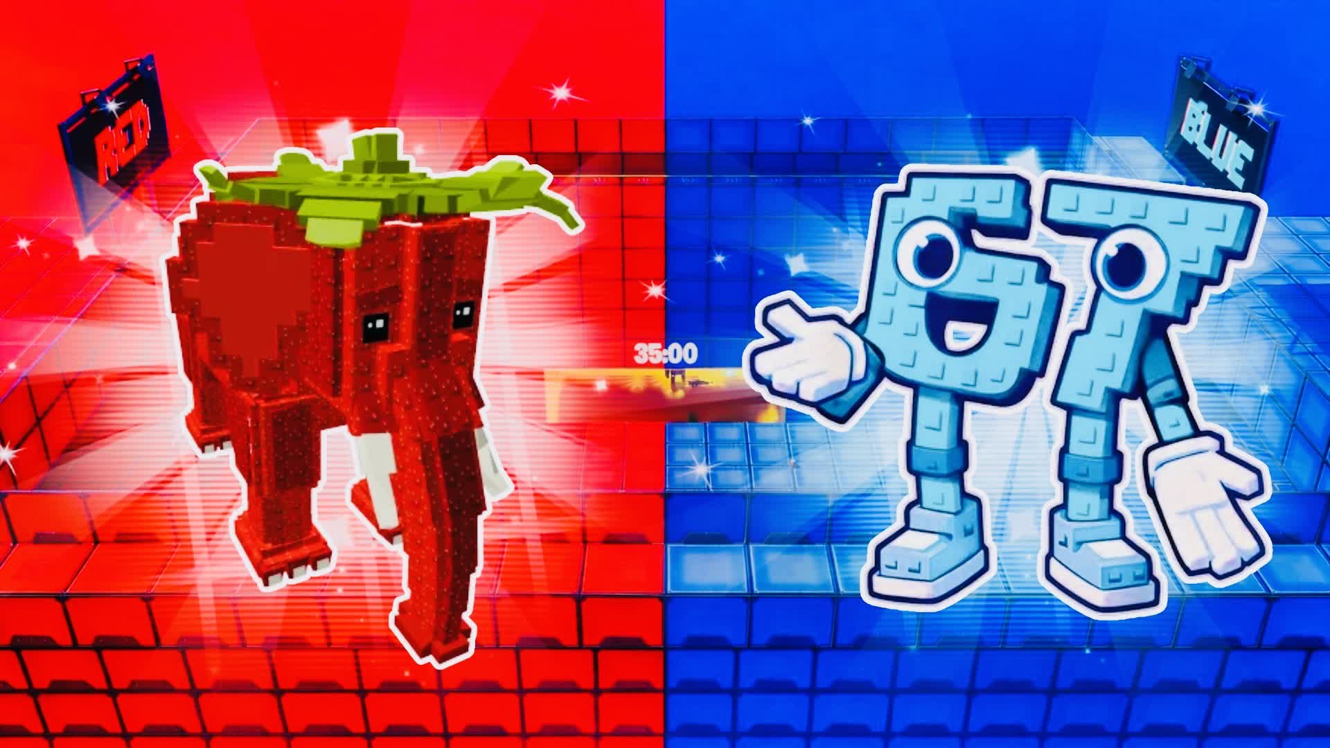 RED VS BLUE FOR FUN🔴🔵