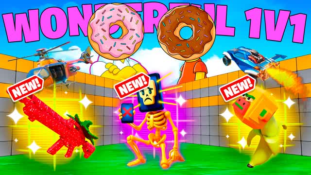 WONDERFUL🍩1V1 ALL GUNS & VEHICLES🔫FFA