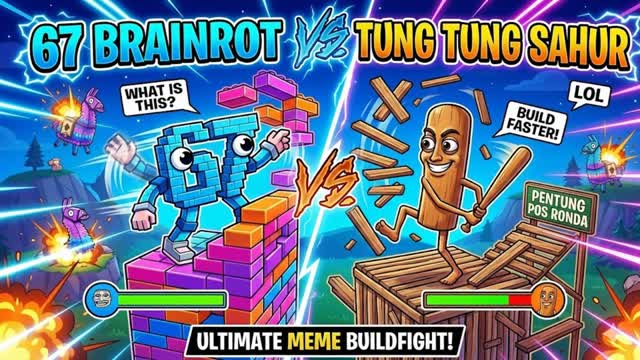 🧠🤯 1V1 BrainRot BuildFight Meme 🤯🧠