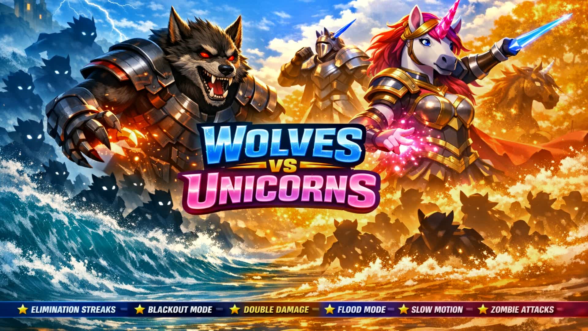 🐺WOLVES VS UNICORNS🦄