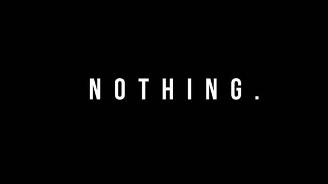 Nothing.