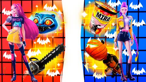 🔵 BLUE VS RED 🔴 KPOP DEMON HUNTERS