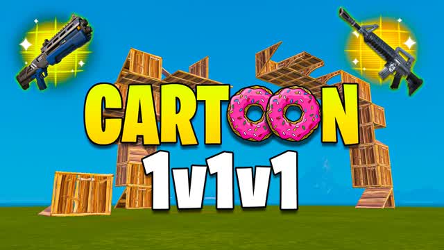 1v1v1 Cartoon Ranked Reload FFA