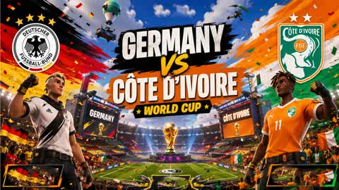 DEUTSCHLAND vs CÔTE D’IVOIRE WORLD CUP