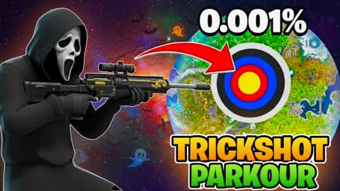 MEGA GHOST TRICKSHOT PARKOUR🎯100+LEVELS