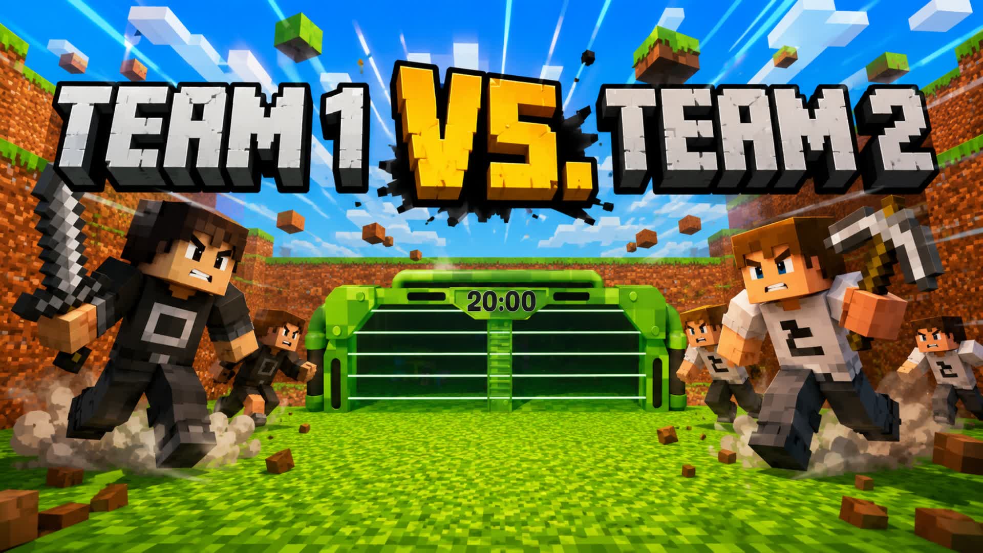 🟢🟤NEW COMBAT - TEAM 1 VS. TEAM 2🟤🟢