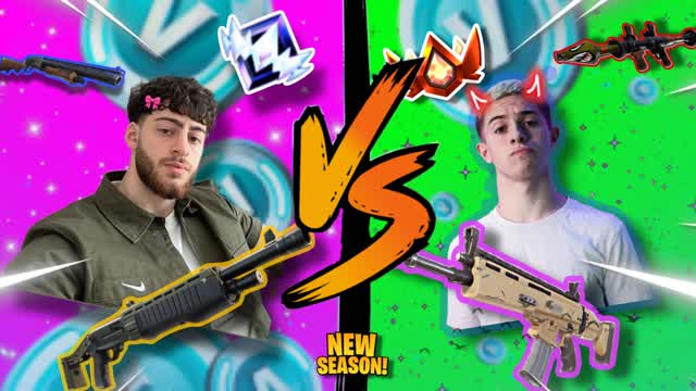 DARK MICHOU VS BYILHAN ! - PINK VS GREEN