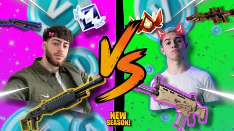 DARK MICHOU VS BYILHAN ! - PINK VS GREEN