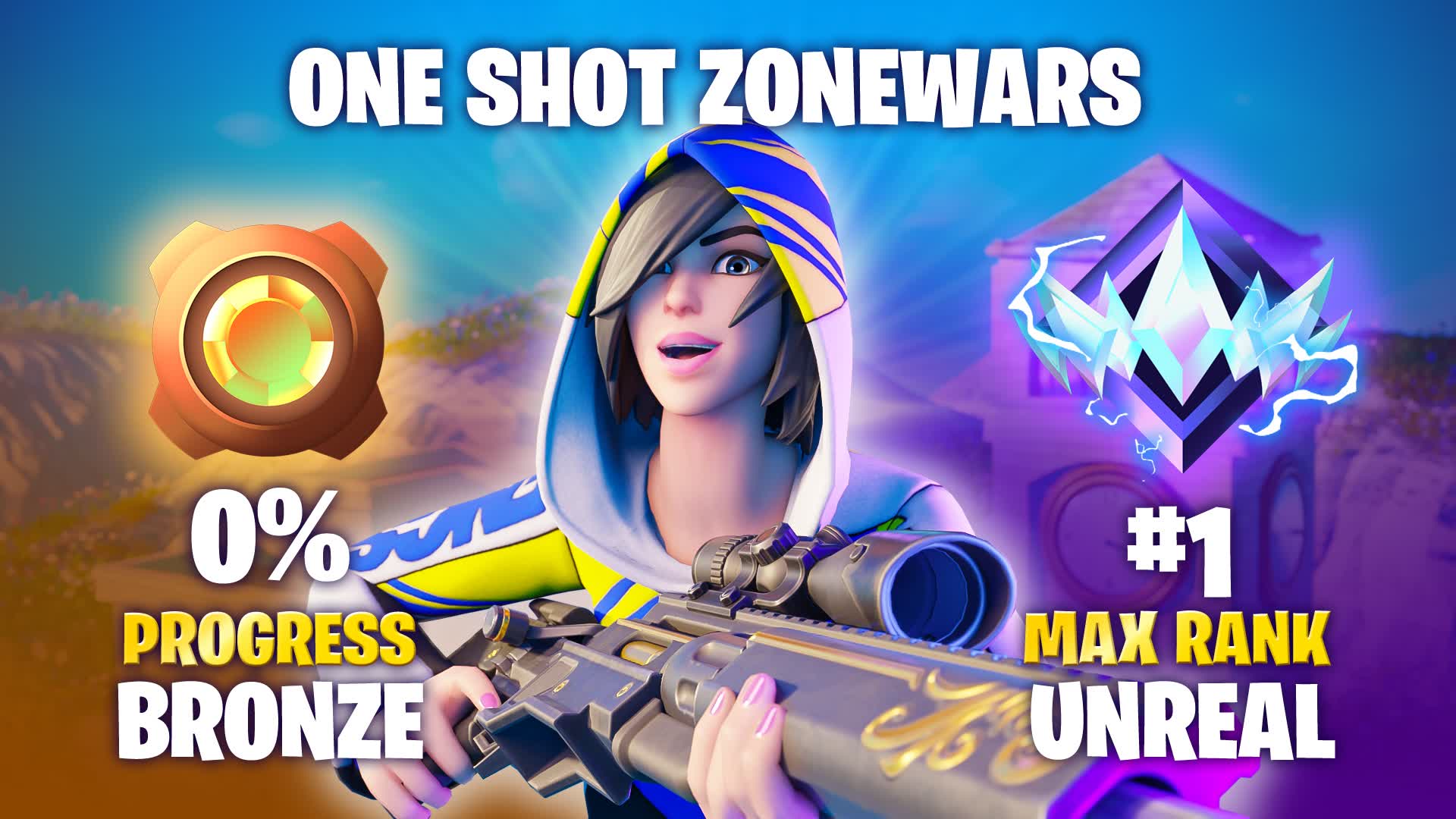 ONE SHOT🎯 - TILTED ZONEWARS⭐ [RANKED] 6881-4212-4345 by wajpi ...