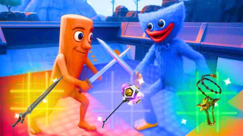 🔴RED VS BLUE🔵MELEE ARENA 💥🔪