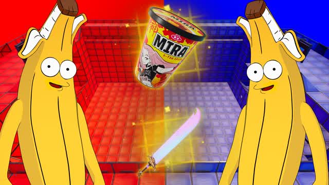 BANANA RED VS BLUE🔵🔴