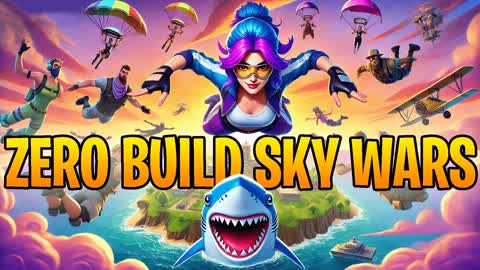 ZERO BUILD SKY WARS ❌ SHARK 🦈