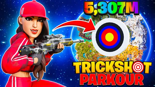 TRICKSHOT PARKOUR🎯(75+ LEVELS)